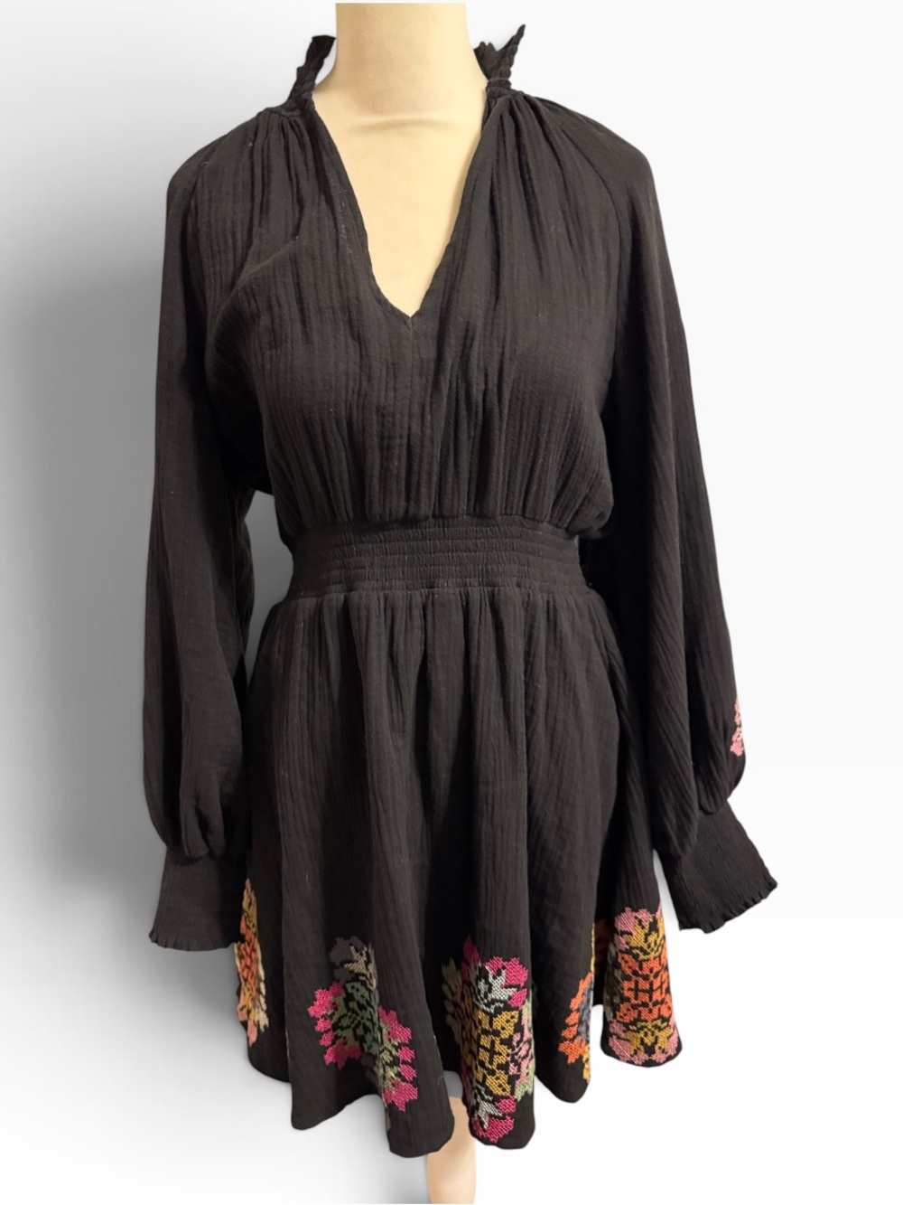 JUDITH MARCH floral midi dress size small